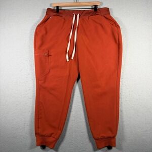FIGS Zamora Jogger Scrub Pants XXL Rust Orange Technical Collection W23SW2017P